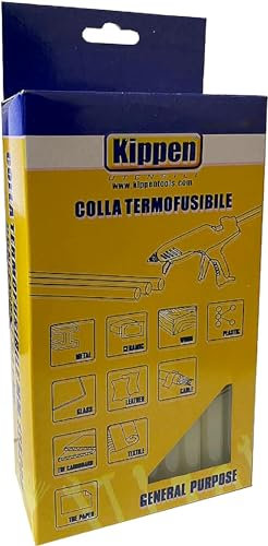 Kippen 4002XA Confezione da 1 kg di Colla a Caldo in Stick. Dimensioni: Ø 11x200 mm