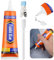 Fabric Glue Permanent, 60 ML Washable Clear Clothing Glue, Super Fabric Glue for Rhinestones, Patches, Clothes, Denim, Leather, Polyester, Fabrics, Doll Repair, Flannel, Cotton
