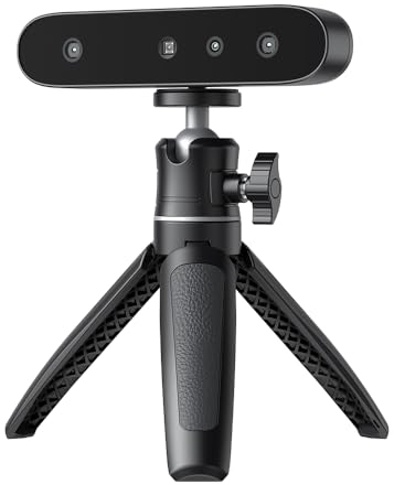 Creality CR Scan Ferret SE 3D Scanner per stampa 3D modello 3D, precisione 0,1 mm, tracciamento anti-shake, scansione rapida a 30 fps per Mac Windows, può scansionare oggetti neri e metallici