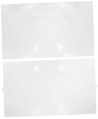 Gatuida 2pcs Fresnel Lens Screen Magnifier for Computer Screen Magnifier Computer Moniter Page Magnifier for Reading Computer Monitor Computer Display Tool Acrylic Material