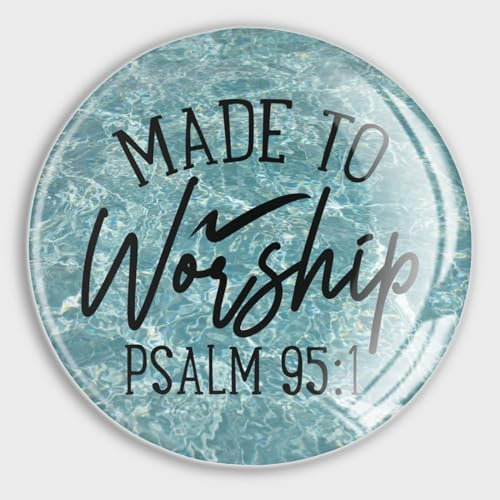 Evans1nism Refrigerator Magnets Strong Magnets Made To Worship Psalm 95 1 Cute Fridge Magnets Inspirational Quote Saying Family Phrase Decorative Magnets for Locker Magnets for Whiteboard 4 Pcs