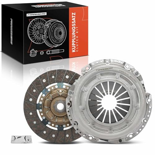 Frankberg Kupplung Kupplungssatz 624318009 | Kompatibel mit Altea XL 5P5 5P8, T.o.u.r.a.n 1T1 1T2, Golf Plus 521 5M1, O.c.t.a.v.i.a II 1Z3, TT 8J3