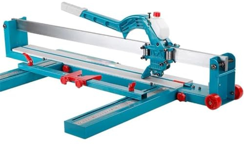ZHIXUMM Fliesenschneider 1200 Mm, Fliesenschneidemaschine FüR Keramikporzellan, Mit LaserfüHrung, Ganzstahlrahmen Und Bonus-ErsatzräDern, Fliesenschneider-Handwerkzeug