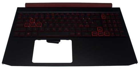 Acer Tastiera retroilluminata scandinava (Nordic) + bauletto nero Aspire Nitro 5 AN515-43 serie (originale)