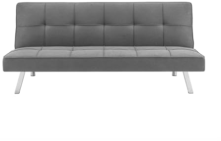 HTI living Klappsofa Grau Milena Schlafsofa Funktionscouch