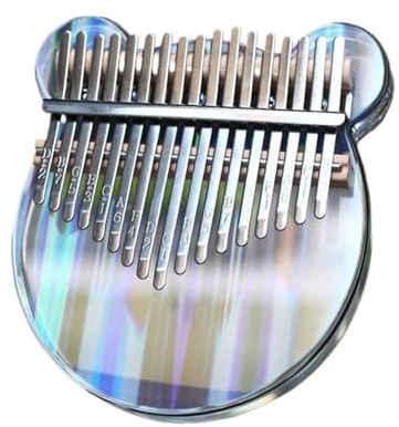 Kalimba Transparentes Kalimba-Daumenklavier Mit 17 Tasten Und Schutzhülle Instrument Für Fingerklavier