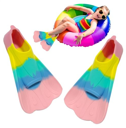 Palmes de Natation pour - Palmes d'entraînement en Silicone Bright