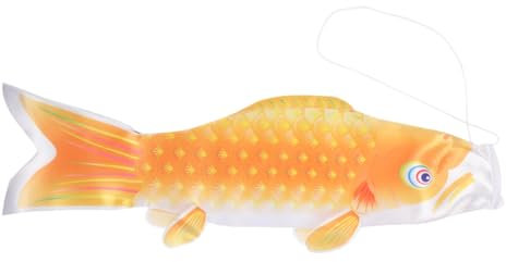Kisangel Windsack Im Japanischen Stil Mit Fischen Robuste Außenflagge Dekorativ Für Festivals Sushi-Shop Gartendekoration