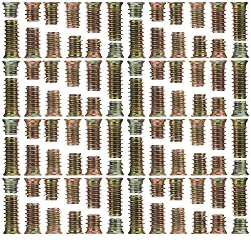 MUCKLILY 1 Satz Innen- Und Außenzahnmutter Fassmutter Nieten Verschluss Nietmutter Ersatzteile Für Gartenmöbel Threaded Insert Schrauben Möbel T-nut T- -zubehör Kohlenstoffstahl 105st