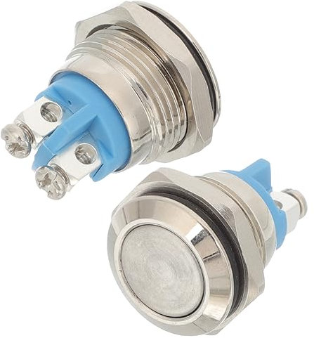 OSALADI 2stücke Türklingel Taster Ersatz Tasten Für Türklingel Nickel Überzogen Kupfer Push Knöpfe Kit Für Wohnung Ringer Teile