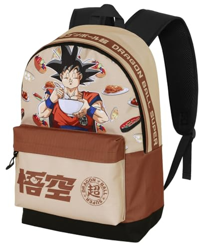 Karactermania Dragon Ball Goku Foodie-FAN HS Rucksack 2.2, Braun, 31 x 44 cm, Kapazität 24 L