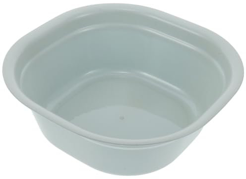 HOMSFOU Bassin Plastique Carré Épaissi Multi-usage Lavage De Légumes Linge Et Bain De Design Compact Pour Évier De Cuisine Et Salle De Bain