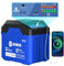DCHOUSE Batterie au lithium LiFePO4 Bluetooth 100 Ah 12 V avec indicateur - USB-A, USB-C, ports DC, BMS 100 A - Cellules de batterie de qualité A - Batterie à cycle profond pour moteur de trolling