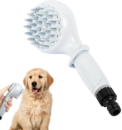 Attachement de douche pour chiens Pet, laveuses pour chiens pour l'intérieur et à l'extérieur | Resort pour chiens a éclaté avec un tuyau, une pomme de douche pour les soins pour animaux de compagnie,