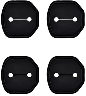4Pcs Silicone Lock for Ford Focus 2012-2018, Door Lock Cover Latch Protector, Silicone Latches Guard Covers Protective Cover