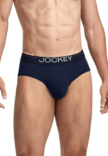 Jockey Herren Cotton Stretch Comfort Brief - 3 Pack