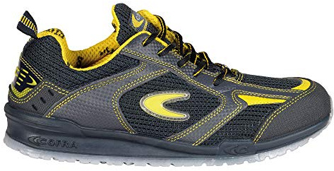 Cofra 78450-000.W37 CARNERA S1 P SRC Sicherheitsschuhe, Blau/Gelb, Größe 37