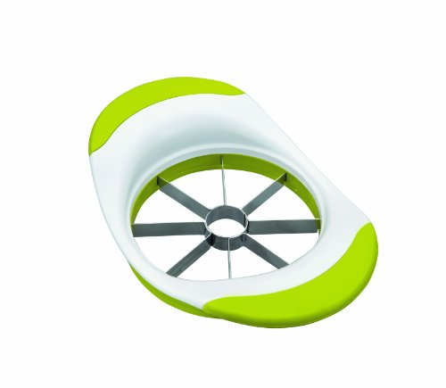Ibili Cortador DE Manzanas Luxe, Stainless Steel, Blanco/Verde/Plata, 18 x 12 x 5 cm