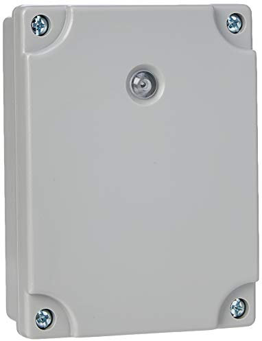 BG Electrical IP54 Dusk-Till-Dawn - Interruptor de Temporizador con Sensor de luz para Exteriores, Color Gris
