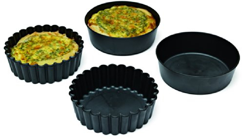 Blister de 12 moules à manqués individuels Exoglass professionnels unis à 100 mm de diamètre