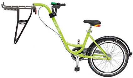ROLAND Unisex – Erwachsene Trailer add + bike-3091803500 Bike, Grün, One Size