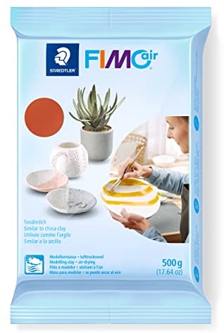 Staedtler FIMO Air - Pain pâte à modeler - 500 grammes - Terracotta - 8100-76