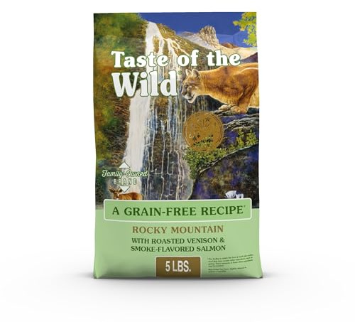 Taste Of The Wild Rocky Mountain Grain-Free Dry Cat Food With Roasted Venison & Smoke-Flavored Salmon 5lb