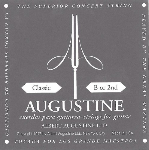 Augustine Satz Klassikgitarrensaiten, schwarz, Low Tension (light)
