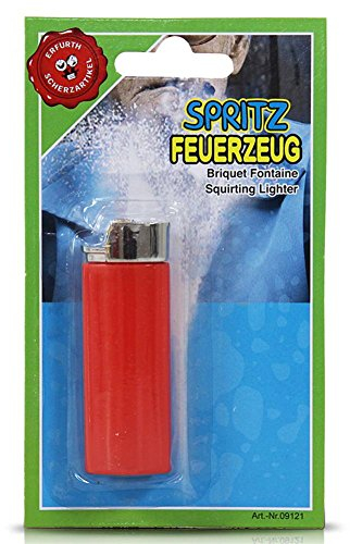 Spritzfeuerzeug auf Karte