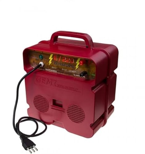 Recinto Elettrico Elettrificatore 220 V per Uso Professionale da 8 J e 15000 V recinti elettrici Recinzione da pascolo elettrificate per cinghiali Cervi caprioli Volpi Cavallo Mucca Pecore