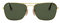 Ray-Ban Unisex Caravan Sonnenbrille, Gold (Gestell: Gold, Gläser: Grün Klassisch 181), Large (Herstellergröße: 55)