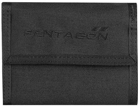 Pentagon Herren Stater 2.0 Tri-Fold Wallet, Schwarz