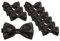 BomGuard Herren Fliege 10 er Set Pack,10 Stück,schwarz