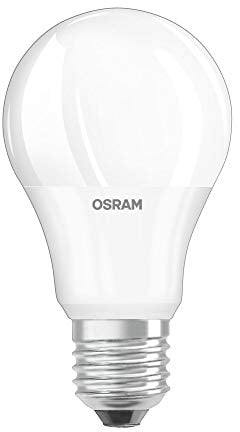 OSRAM STAR+ LED Lampe mit E27 Sockel, Warmweiss(2700K), 6W, mit Dämmerungssensor, klassische Birnenform, Ersatz für 40W-Glühbirne, matt, LED DAYLIGHT SENSOR CLASSIC A, 1 Stück (1er Pack)