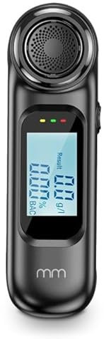 Mikamax Mini Breathalyzer - Alkoholtester - Alkoholtestgerät - Alcohol Tester - Alkohol Gadget - 8CM