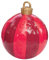 Settoo Palline di Natale 60 cm Ornamenti di Alberi di Natale Gonfiabili di Palline di Natale Personalizzate Giganti per la decorazione del giardino Ornamenti Palline gonfiabili
