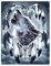Violetpos 150 x 200 cm Flanell Decke Weich Fleecedecke Kuscheldecken SanftBettüberwurf Wolf Seele Herzförmiger Traumfänger