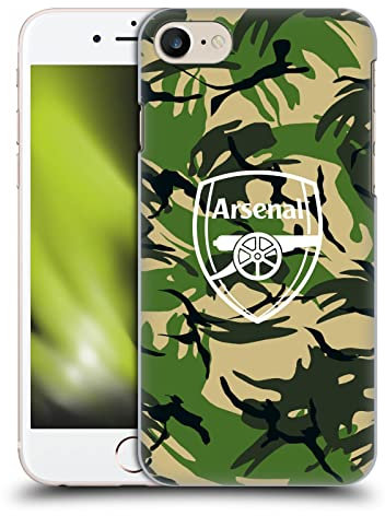 Head Case Designs Offizielle Arsenal FC Störendes Tarnmuster Logos Harte Rueckseiten Handyhülle Hülle Huelle kompatibel mit Apple iPhone 7/8 / SE 2020 & 2022