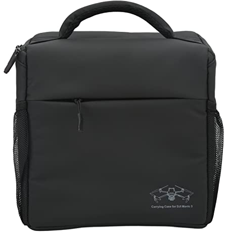 Drohnen-Tasche, Mini-Drohnen-Tragetasche, 900D wasserdichte One-Shoulder-Drohnen-Aufbewahrungstasche mit Riemen, schwarz, für Quadrocopter