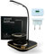 Lampe LED Bureau Chevet avec Chargeur sans Fil Induction, Station 4 in1 Qi 15W,LED,veilleusse,Adaptateur 40W Offerte Wireless pour Appareil cellulaire pour iPhone, Montre connectée, Android