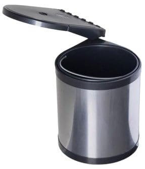 Trend Line Einbaumülleimer 12 L Edelstahl Mülleimer Abfalleimer Abfallsammler