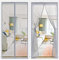 Zanzariera magnetica per porta, 200x185cm, adattabile, zanzariera per garage, tenda per porta del balcone, porta scorrevole del soggiorno, porta basculante, grigio
