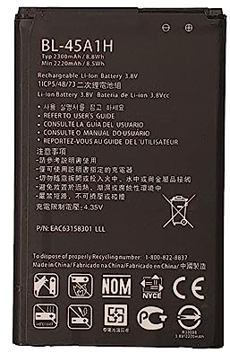 TY BETTERY® Batterie Compatible avec BL-45A1H pour LG K10, K10 4G Lite, K10 Dual SIM