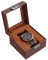 ProCase Watch Box for Men, Single Watch Display Case Mens Watch Box Organizer, Watch Cases for Men Watch Storage, Watch Holder Organizer with Glass Lid -1 Slot, Espresso