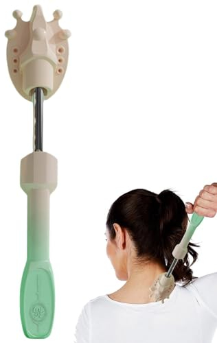 Rascador de espalda eléctrico, rascador de espalda automático con mango, rascador de espalda extensible, rascador de cuerpo portátil con garra ensanchada, rascador de espalda automático con mango