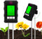 Medidor de pH de Suelo 6 en 1, Medidor de Suelo, Pantalla LCD Retroiluminada,con fertilidad del Suelo/Humedad/pH/Temperatura/luz Solar/Humedad Ambiental para Agricultura/Jardín/Plantas