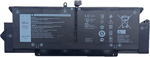 Y7HR3 JHT2H 0HRGYV 0WY9MP Batterie pour ordinateur portable Dell Latitude 7410 11,4 V 68 Wh