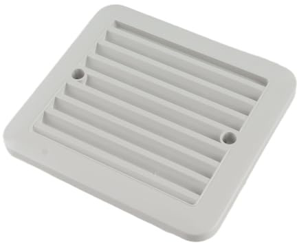 Luocute Grille de Sortie d'air pour Camping-Car, Grille D'aération Latérale Résistante à l'eau pour Camping-Cars, Camping-Cars, Bateaux, Yachts, échange d'air Rapide pour Cuisines,