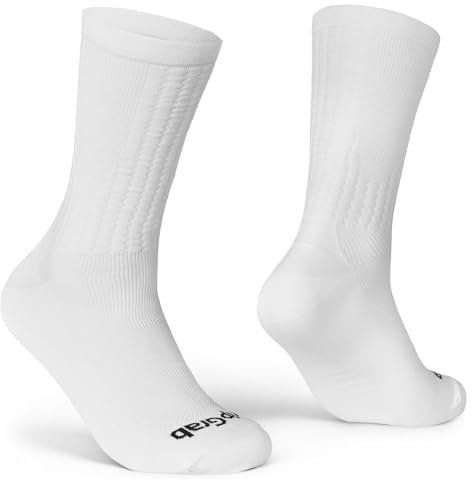 GripGrab FastStream Aero Radsport Socken Enge Hohe Performance Rennrad Socken Lang Sommer Radsocken Zeitfahren Aerodynamisch