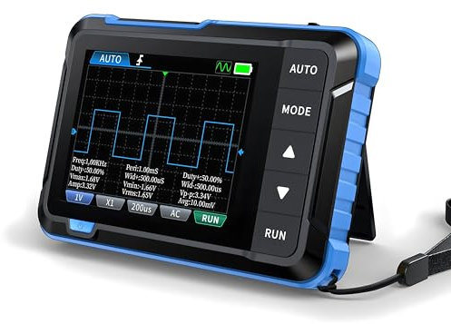DSO153 Digital Tragbares Oszilloskop Signalgenerator 2in1 1MHz Bandbreite 5MSa/s Abtastrate Elektronik Reparaturwerkzeuge (DSO-153+P6100)